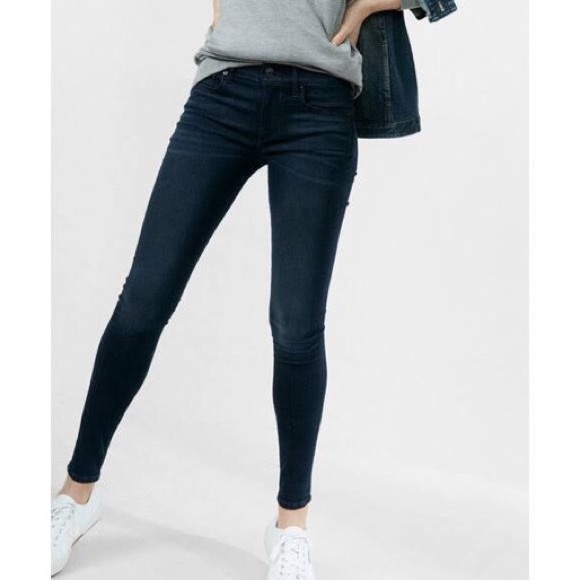 sneak peek jeans mid rise